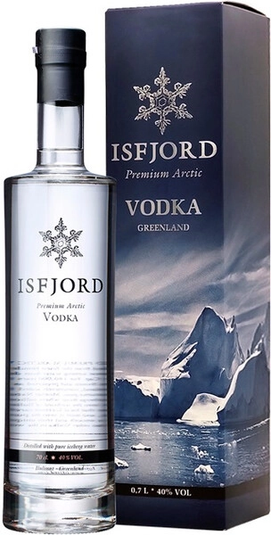 Водка Isfjord Premium Arctic Vodka, gift box, 0.7 л