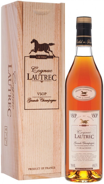Коньяк Lautrec VSOP, wooden box, 0.7 л