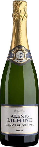 Игристое вино Alexis Lichine, Cremant de Bordeaux AOP Brut, 2023