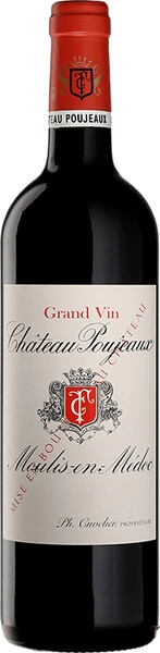 Вино Chateau Poujeaux, Moulis-en-Medoc AOC Cru Bourgeois, 2022