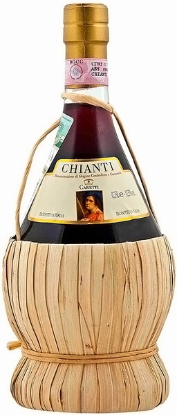 Вино Chianti DOCG Caretti, in Fiasco