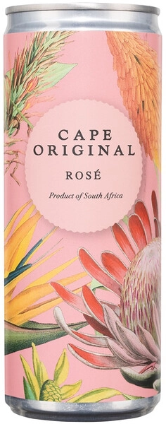 Вино Cape Original Rose, Western Cape WO, 2024, 12  can, 250 мл