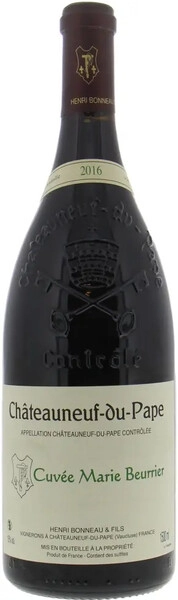 Вино Henri Bonneau, Chateauneuf-du-Pape Cuvee Marie Beurrier AOC, 2016, 1.5 л