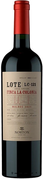 Вино Norton, Lote Finca La Colonia LC-121, 2021