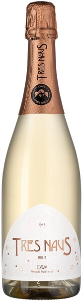 Игристое вино Domenio Wines, Tres Naus Brut Rosat, Cava DO, 2022