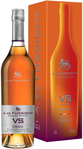 Коньяк A. de Fussigny, Cellar Blend VS, gift box, 0.7 л