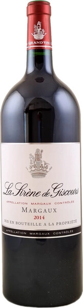 Вино La Sirene de Giscours, Margaux AOC, 2014, 1.5 л