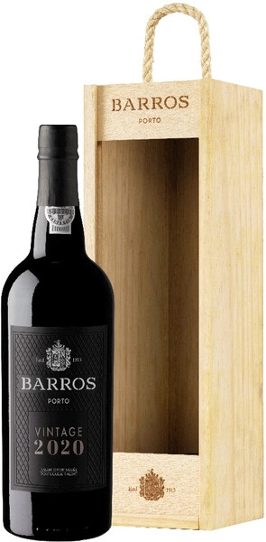 Портвейн Barros Porto Vintage, 2020, wooden box