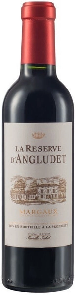 Вино La Reserve d'Angludet, Margaux AOC, 2016, 375 мл