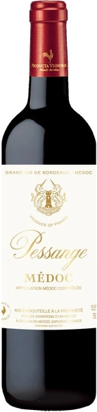 Вино Pessange, Medoc АОC, 2019