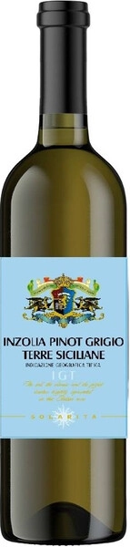 Вино Solarita Inzolia Pinot Grigio, Terre Siciliane IGT, 2022