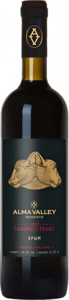 Вино Alma Valley Reserve Cabernet Franc, 2021