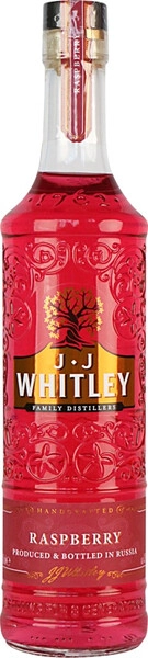 Ликер J.J. Whitley Raspberry (Russia), semi-sweet liqueur, 0.5 л