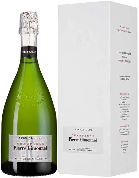 Шампанское Pierre Gimonnet & Fils, Special Club Grands Terroirs de Chardonnay AOC, 2016, gift box