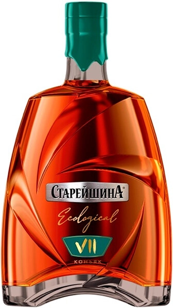 Коньяк Старейшина КВ, 7-летний, 1 л