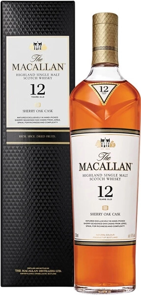 Виски Macallan Sherry Oak 12 Years Old, gift box, 0.7 л