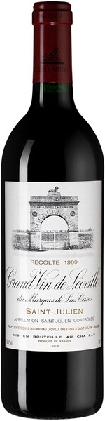 Вино Chateau Leoville Las Cases, Saint-Julien AOC 2-eme Grand Cru Classe, 1989