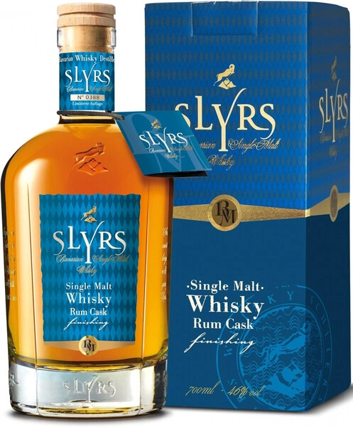 Виски Slyrs Single Malt Rum Cask Finish, gift box, 0.7 л