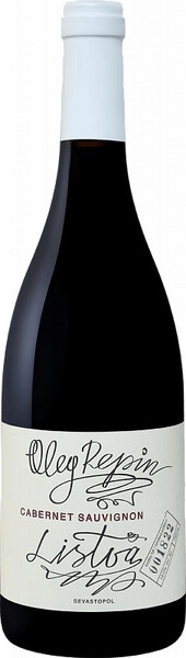 Вино Oleg Repin, Listva Cabernet Sauvignon, 2023