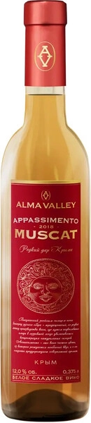 Вино Alma Valley, Muscat Appassimento, 2018, 375 мл