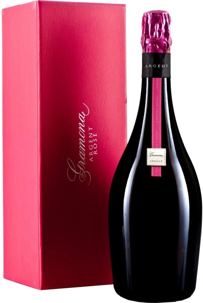 Игристое вино Gramona, Argent Rose Brut Nature, 2022, gift box