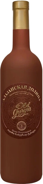Вино Georgian Wine House, "Old Georgia" Alazani Valley White, circle label