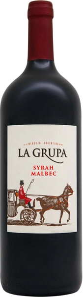 Вино La Grupa Syrah Malbec, Mendoza, 1.5 л
