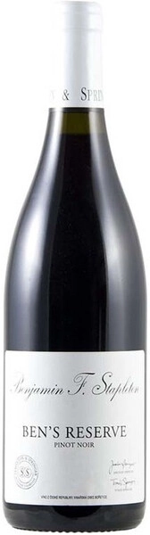Вино Stapleton-Springer, Ben's Reserve Pinot Noir, 2017