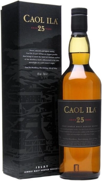 Виски Caol Ila 25 Years Old, gift box, 0.7 л