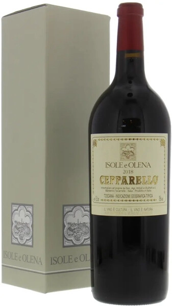 Вино Isole e Olena, Cepparello, Toscana IGT, 2018, gift box, 1.5 л