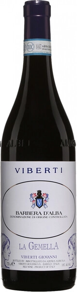 Вино Viberti, La Gemella, Barbera d'Alba DOC, 2019