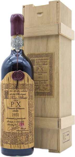 Херес Toro Albala, Don PX Convento Seleccion, Montilla-Moriles DOP, 1931, wooden box
