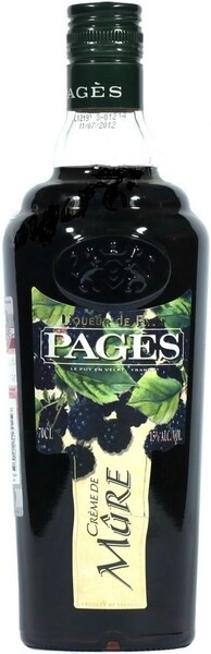 Ликер Pages Creme de Mure, 0.7 л