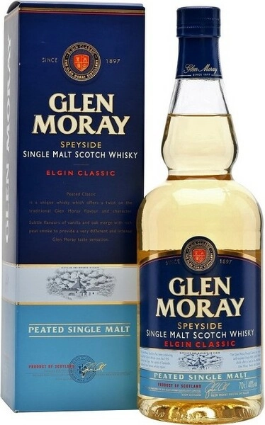 Виски Glen Moray Peated Elgin Classic, gift box, 0.7 л