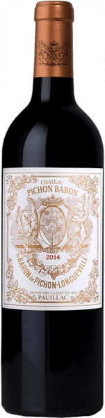 Вино Chateau Pichon Longueville Baron, Pauillac AOC 2-eme Grand Cru Classe, 2014