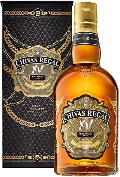 Виски Chivas Regal XV, Balmain Limited Edition Design, gift box, 0.7 л