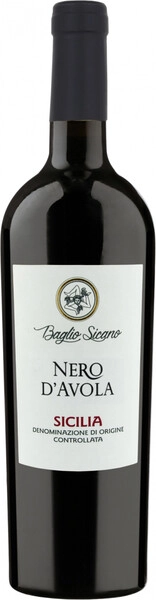Вино Baglio Sicano Nero d'Avola, Sicilia DOC, 2022