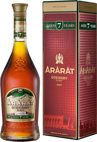 Коньяк Арарат Отборный, в подарочной коробке, 0.7 л