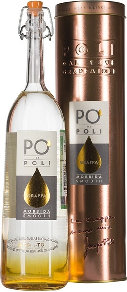 Граппа Grappa Po' di Poli Morbida, in gift box, 0.7 л
