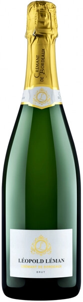 Игристое вино Leopold Leman Brut, Cremant de Bordeaux AOC