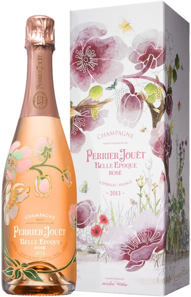 Шампанское Perrier-Jouet, Belle Epoque Rose, Champagne AOC, gift box