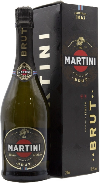 Игристое вино Martini Brut, gift box