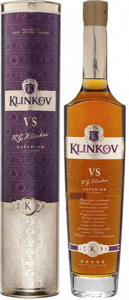 Коньяк Klinkov VS Superior, in tube, 0.5 л