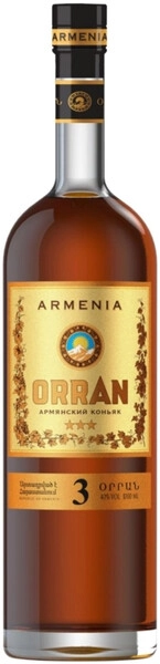 Коньяк Orran 3 Years Old, 1 л