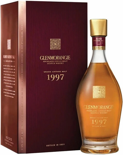 Виски Glenmorangie Grand Vintage Malt, 1997, wooden box, 0.7 л