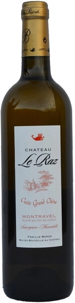 Вино Chateau Le Raz, Cuvee Grand Chene Blanc Sec, Montravel AOC, 2016