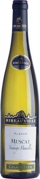 Вино Cave de Ribeauville, Muscat Vendanges Manuelles, Alsace AOC, 2019