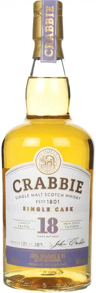 Виски Crabbie 18 Years Old, 0.7 л