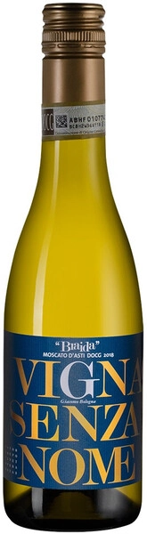 Игристое вино Vigna Senza Nome Moscato d'Asti DOCG, 2021, 375 мл
