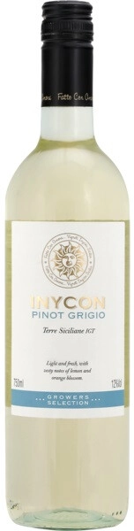 Вино Inycon, Growers Selection Pinot Grigio, Terre Siciliane IGT